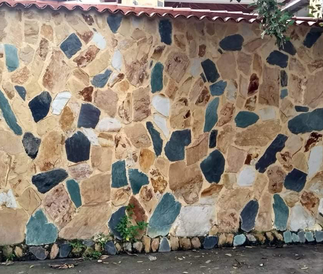 instalacion de paredes en piedra en melgar